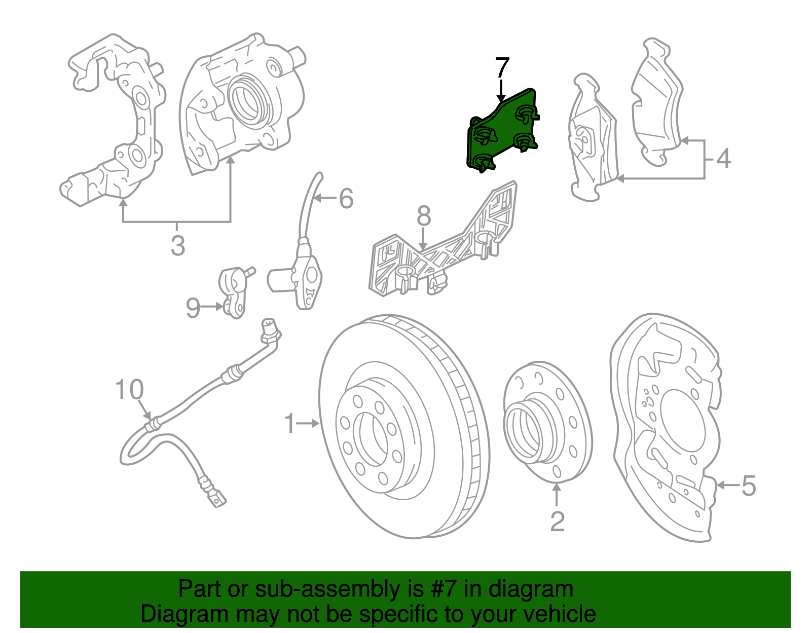 Clip, Front Whl Spd Sen Wire - GM (90568029)