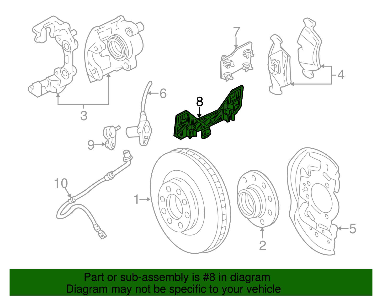 Clip, Whl Spd Sen Wire - GM (90497019)