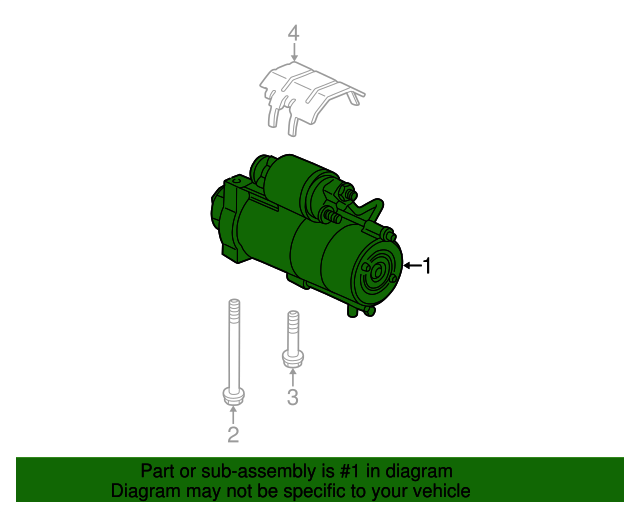 20002002 GM Starter, Remanufactured 10465579 GM Parts Center
