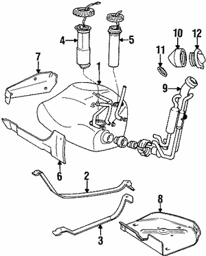 Details about / For 1994-1997 Volvo 850 Fuel Screen Spectra 19935TG 1996 1995 Fuel Pump Strainer