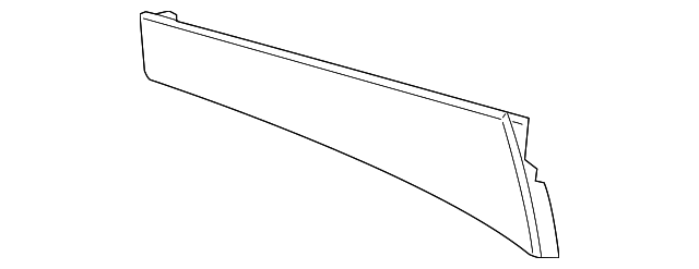 Very Light Cashmere Driver Side Front Floor Rear Console Side Trim Panel - GM (84043453)