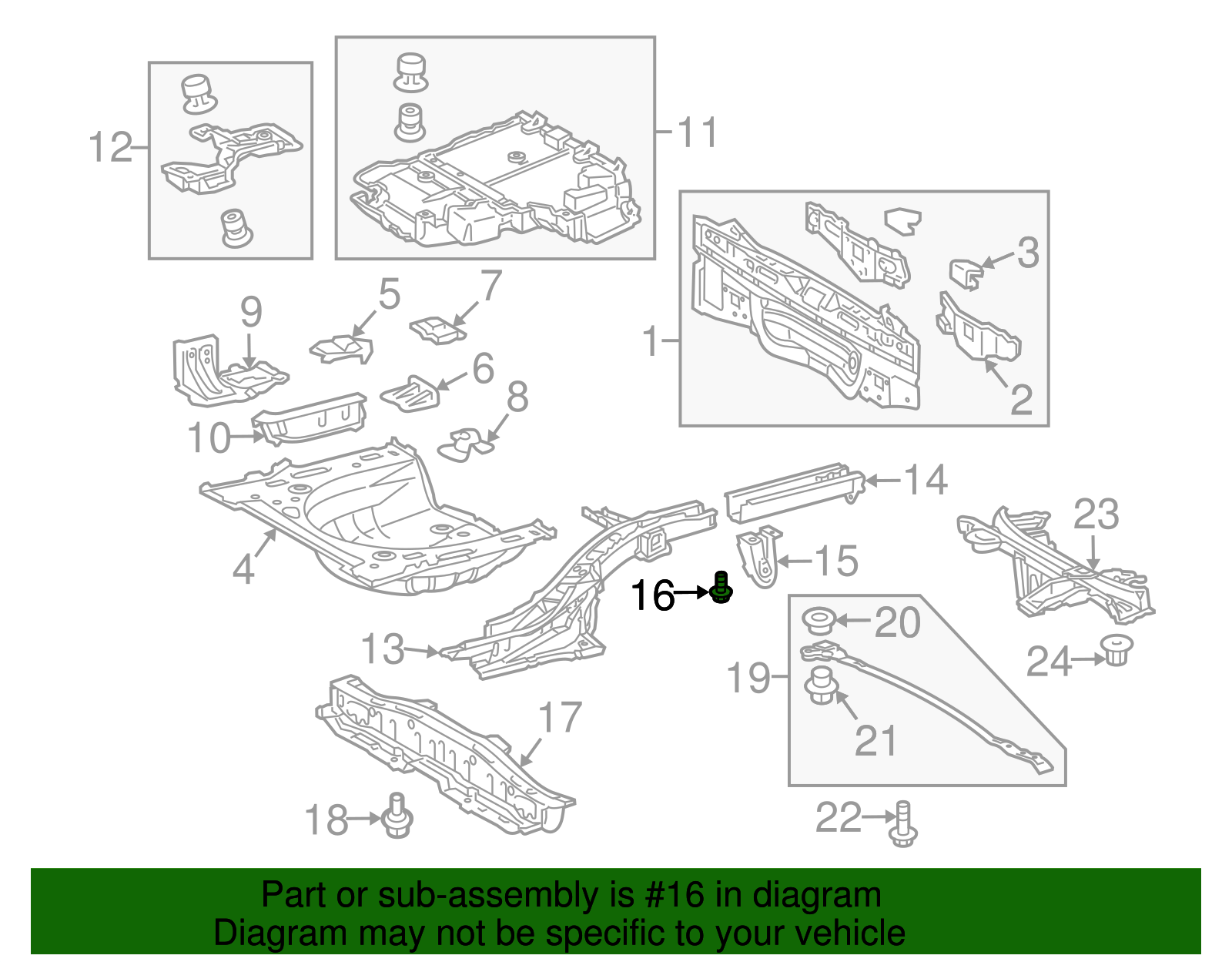 Tow Hook Bolt - Scion (91645-C1232)