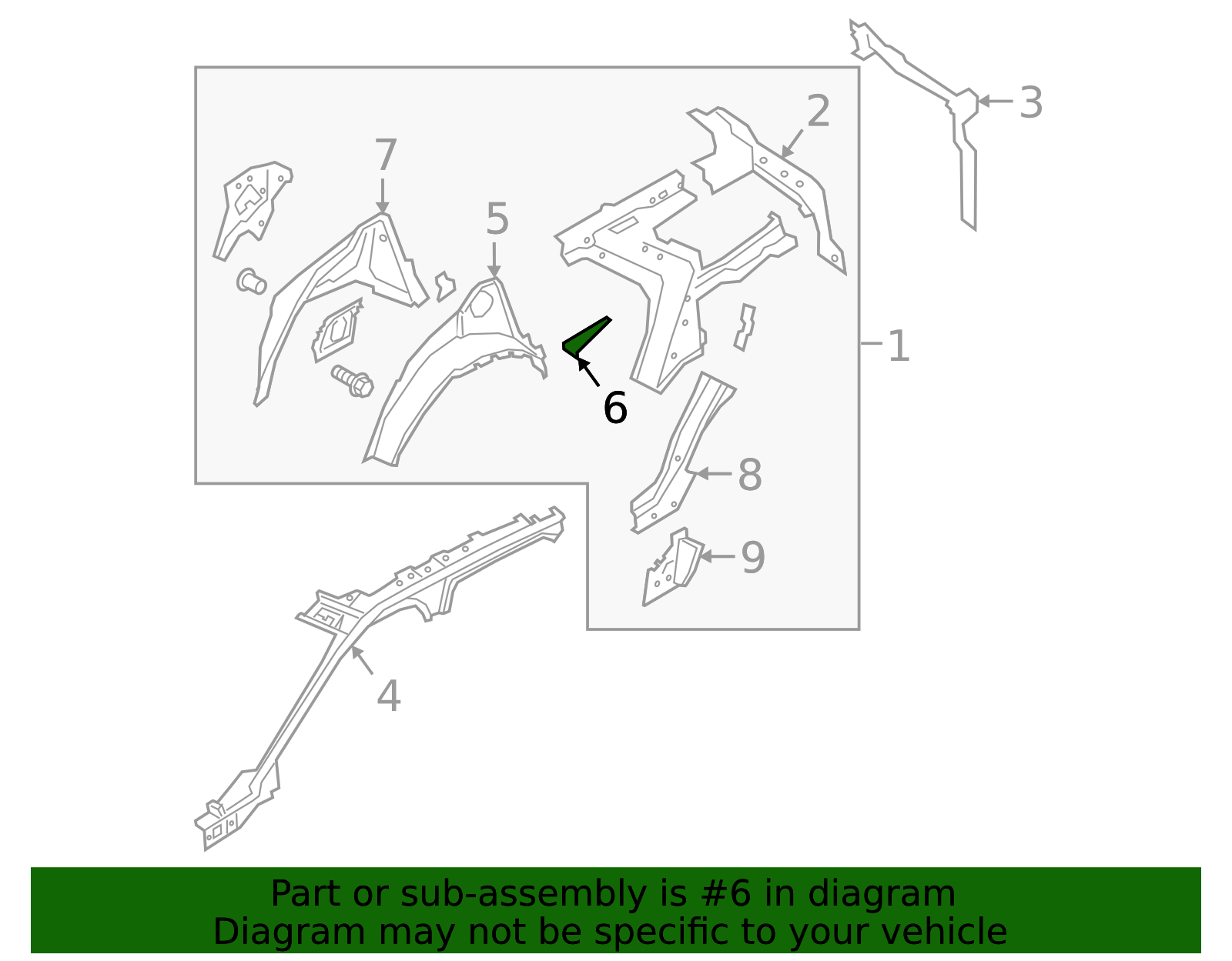 LB5Z-78279A92-A - Support Bracket Ford 2020-2025 Ford | Parts for Sale ...