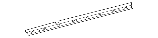 Rear Driver Side Door Window Inner Sealing Strip - GM (95301296)