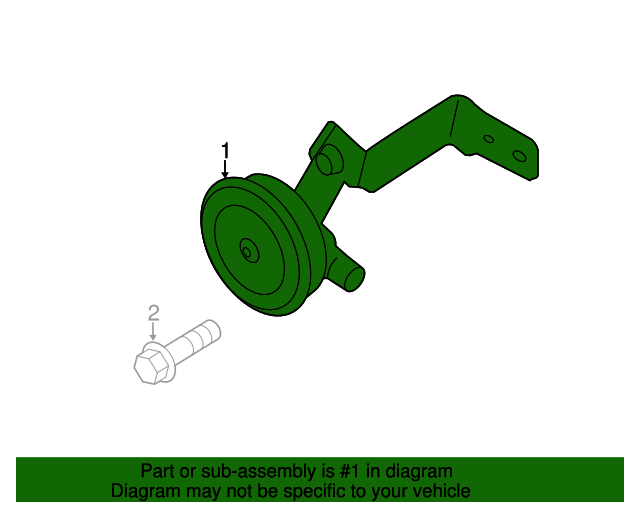 96610B2200 Horn 20142019 Kia Soul Kia.Parts Store