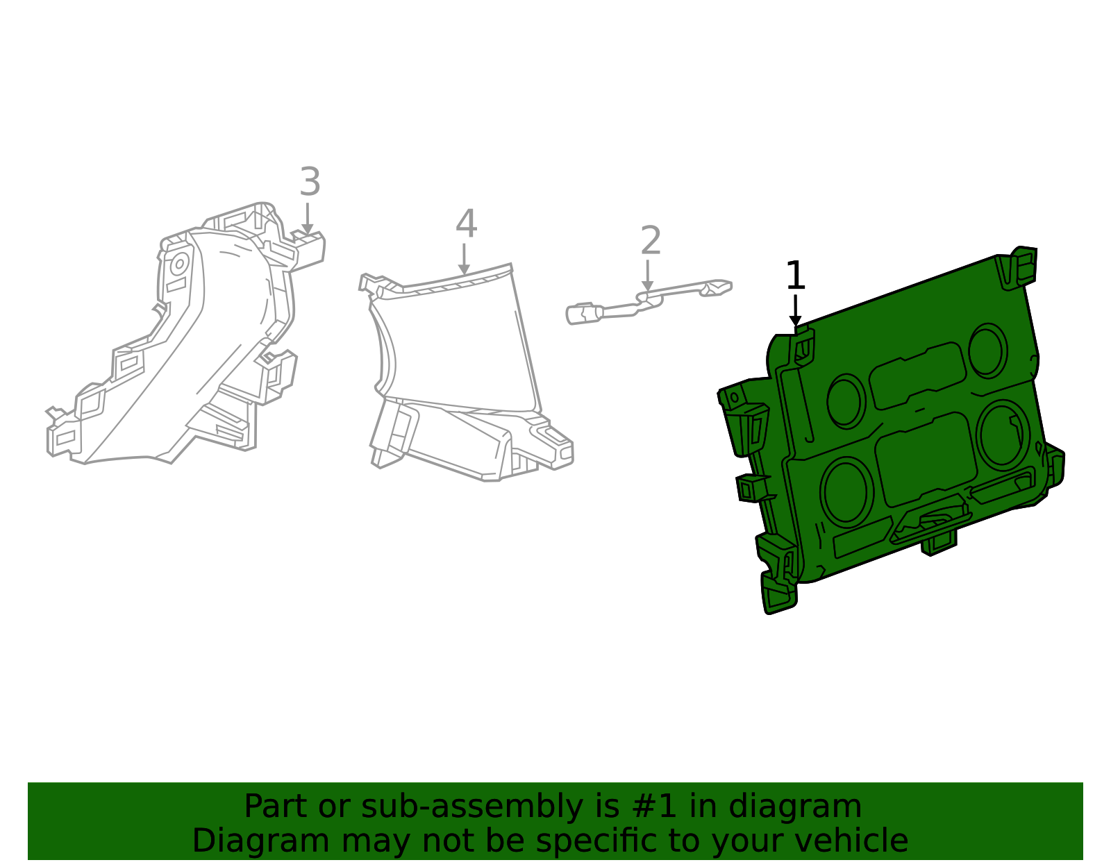Instrument Panel Accessory Bezel - GM (84461658)