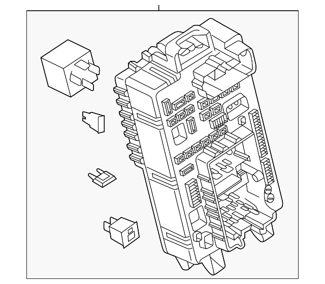 20192023 GM Instrument Panel Wiring Harness Junction Block 84582038 GM