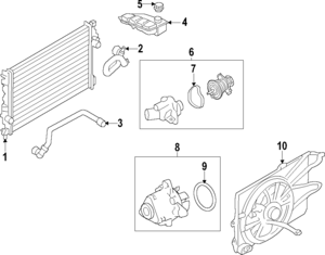 Genuine Motorcraft Motorcraft Steering Knuckle MEF-140 MEF-140