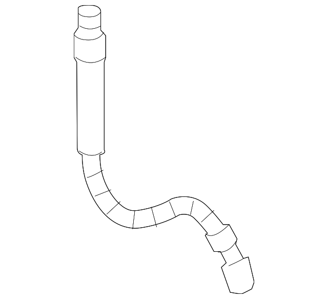 Rear Passenger Side Hydraulic Brake Hose Assembly - GM (84059654)