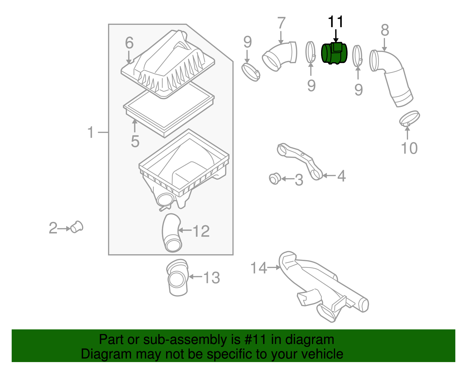 Mass Air Flow Sensor - GM (93185443)