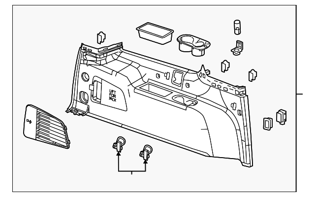 Maple Sugar Driver Side Quarter Lower Rear Trim Panel - Cadillac (84154568)