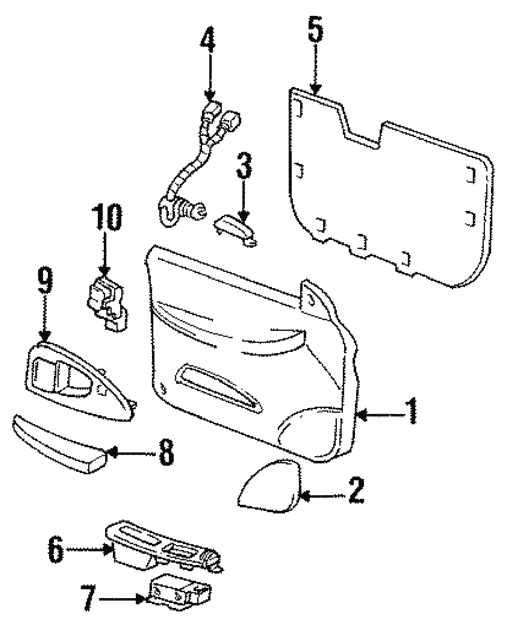 Door Window Switch - GM (88894539)