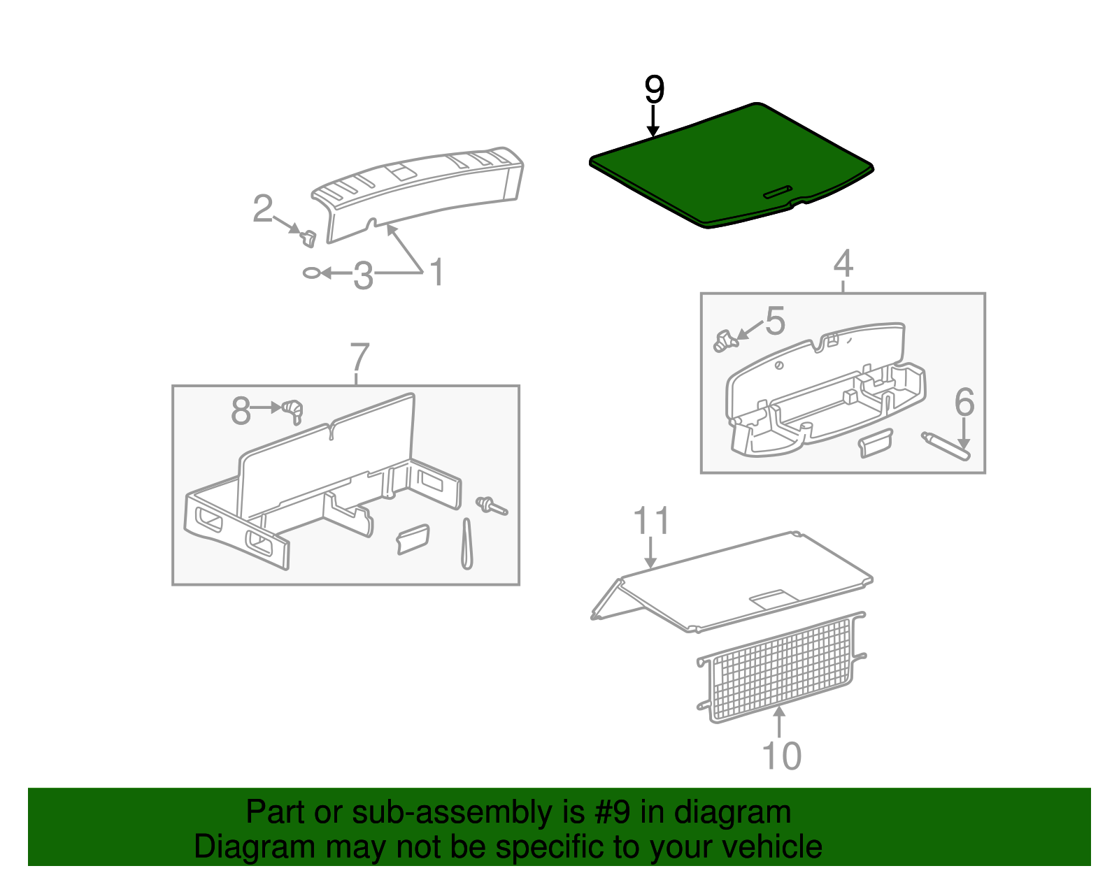Floor Mats, Carpet - Buick (89045146)
