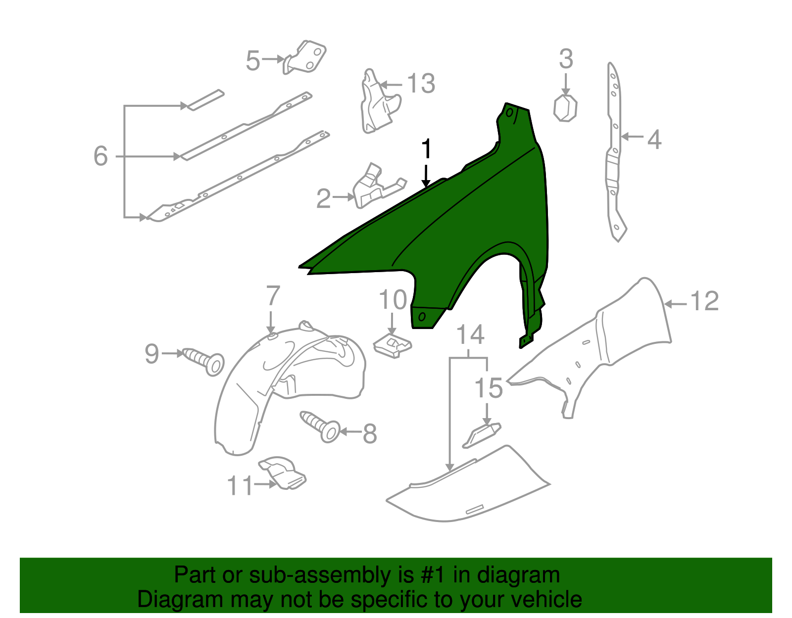 Fender - Volkswagen (7L6-821-101-K)