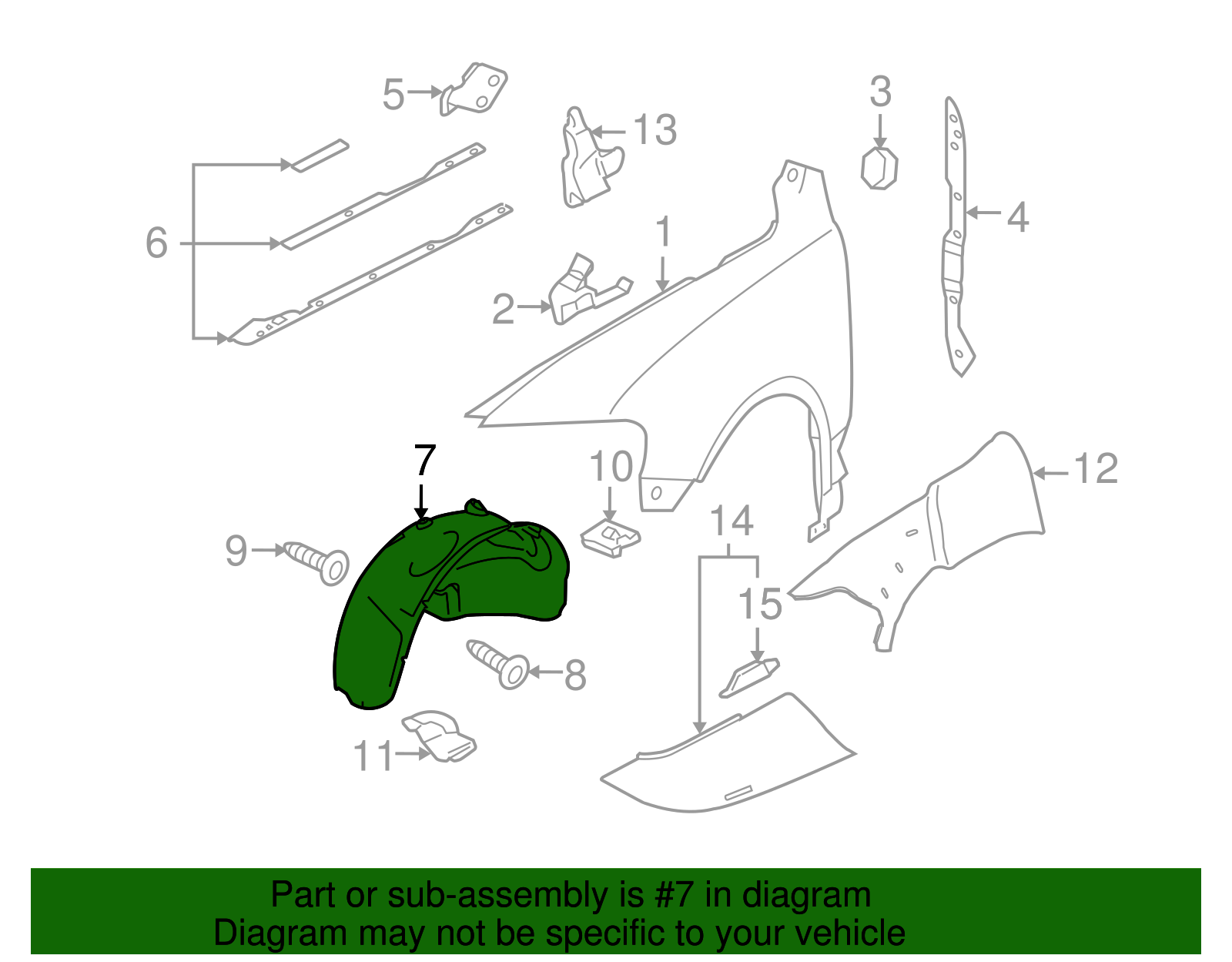 Fender Liner - Volkswagen (7L6-809-962-G)