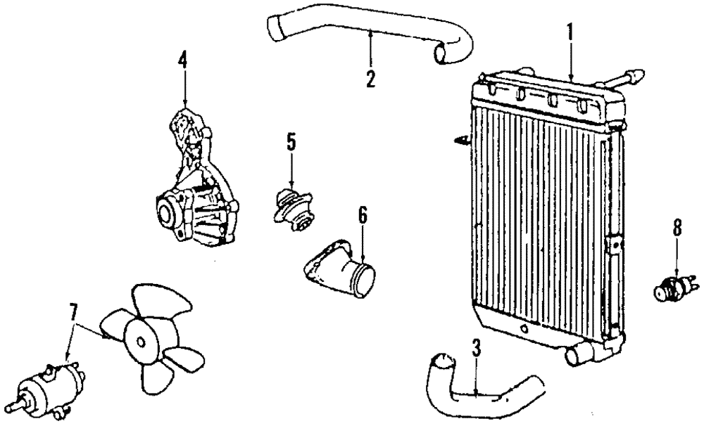 Lower Hose - Volkswagen (811-121-055)