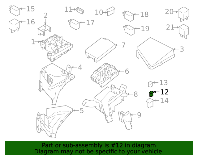 20192024 Subaru Fusible Link 82211AL04A Subaru Parts Store