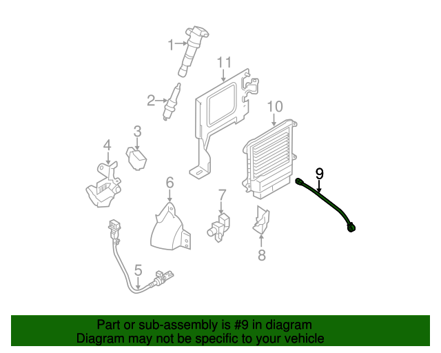 20112016 Kia Optima Knock Sensor 392502C500 OEM Parts Online