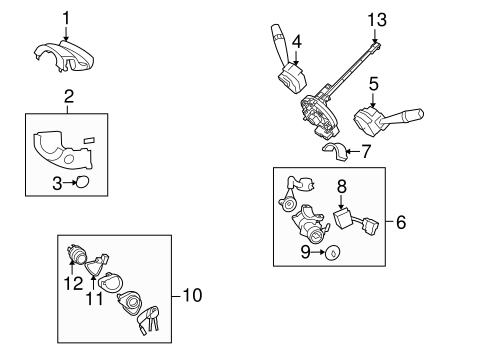 HYUNDAI Genuine 95761-3K000 Burglar Alarm Switch Assembly