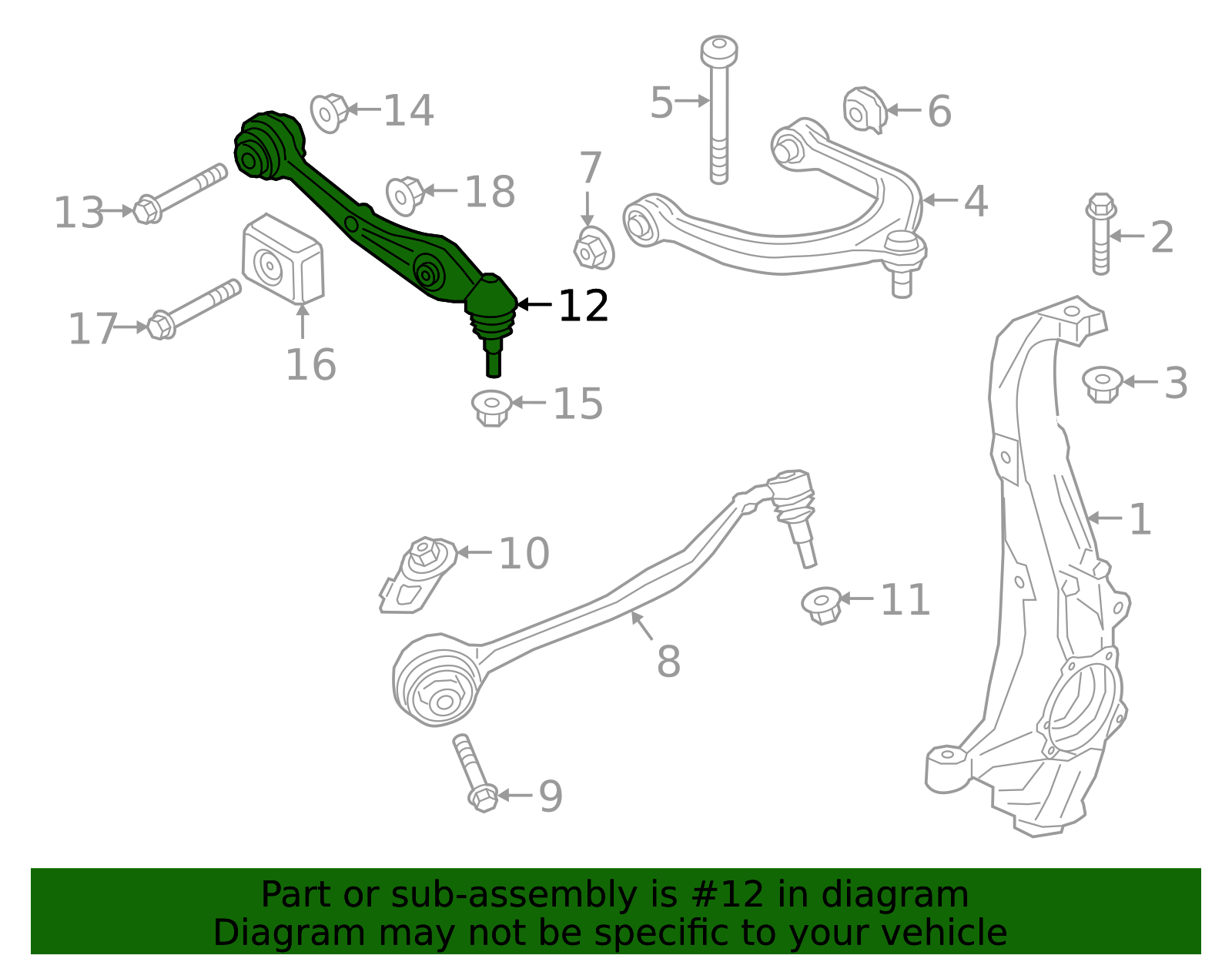 Genuine BMW 31-10-8-866-771 | Rear Lower Control Arm | FREE Shipping on ...