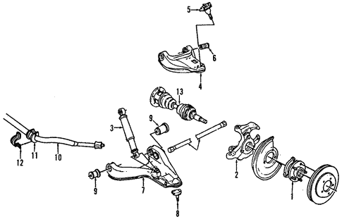 Suspension Components For 2008 Chevrolet Trailblazer Gm Parts Online