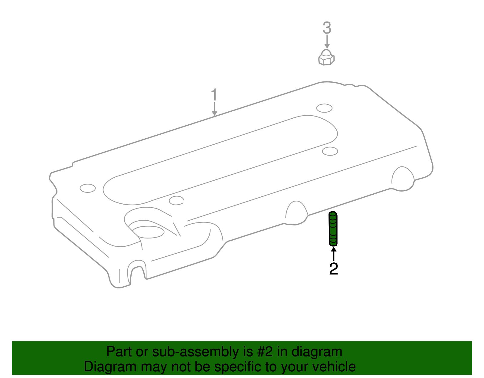 Engine Cover Stud - Scion (90126-A0020)