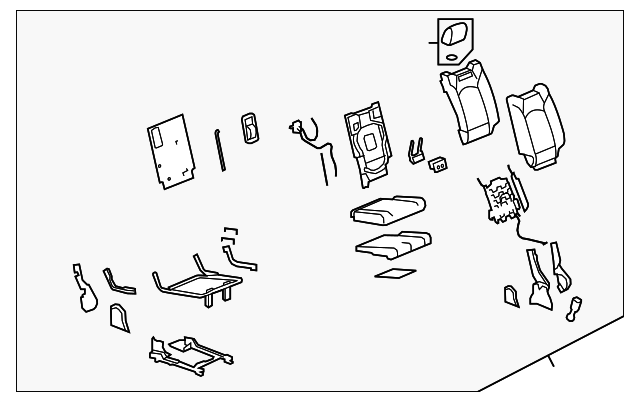 Seat Assembly - Buick (25783046)