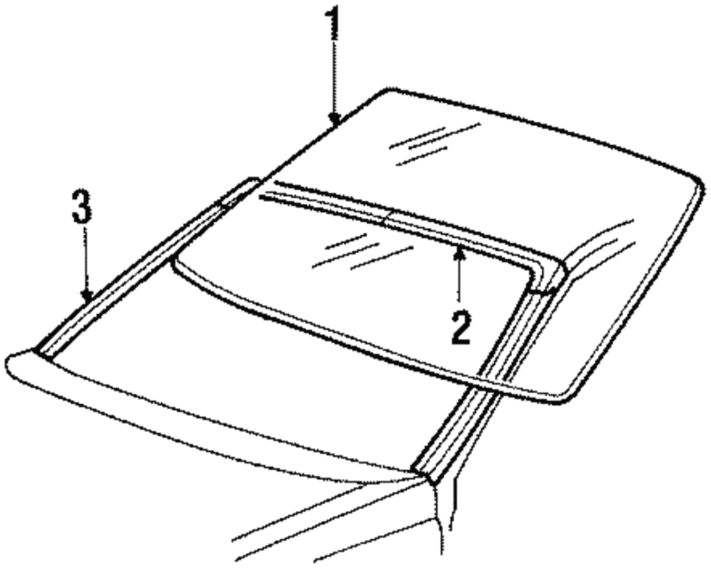 Reveal Molding - Ford (E83Z-5403144-AA)