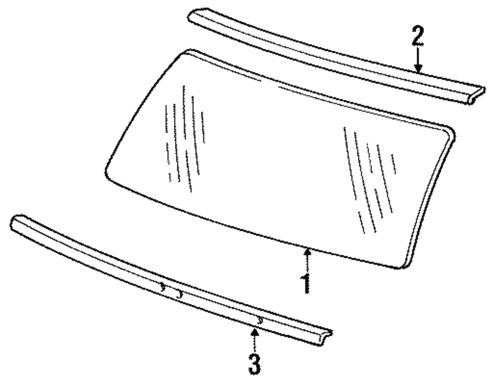 Molding, W/S Rvl - GM (20653518)