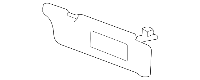 Genuine Hyundai 85201-38410-LT Sun Visor Assembly Left Genuine Hyundai 85201-38410-LT Sun Visor Assembly Left