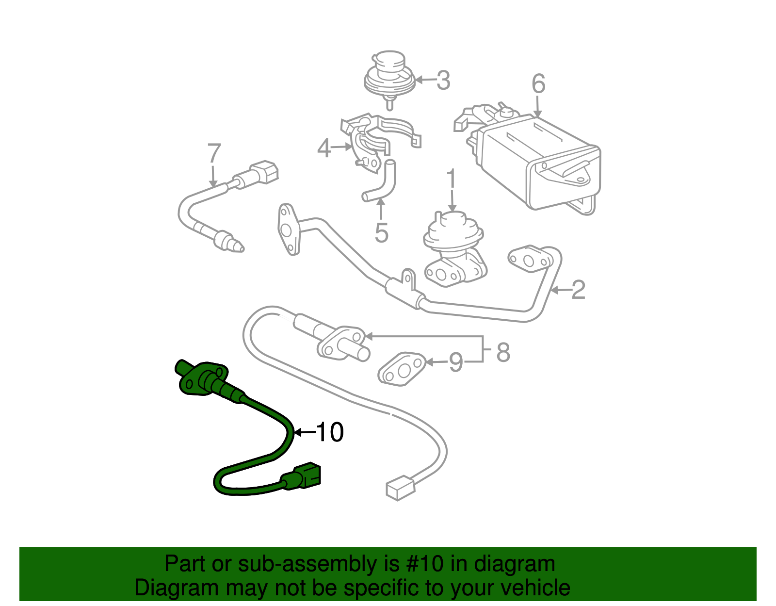 Oxygen Sensor - Toyota (89465-09350)
