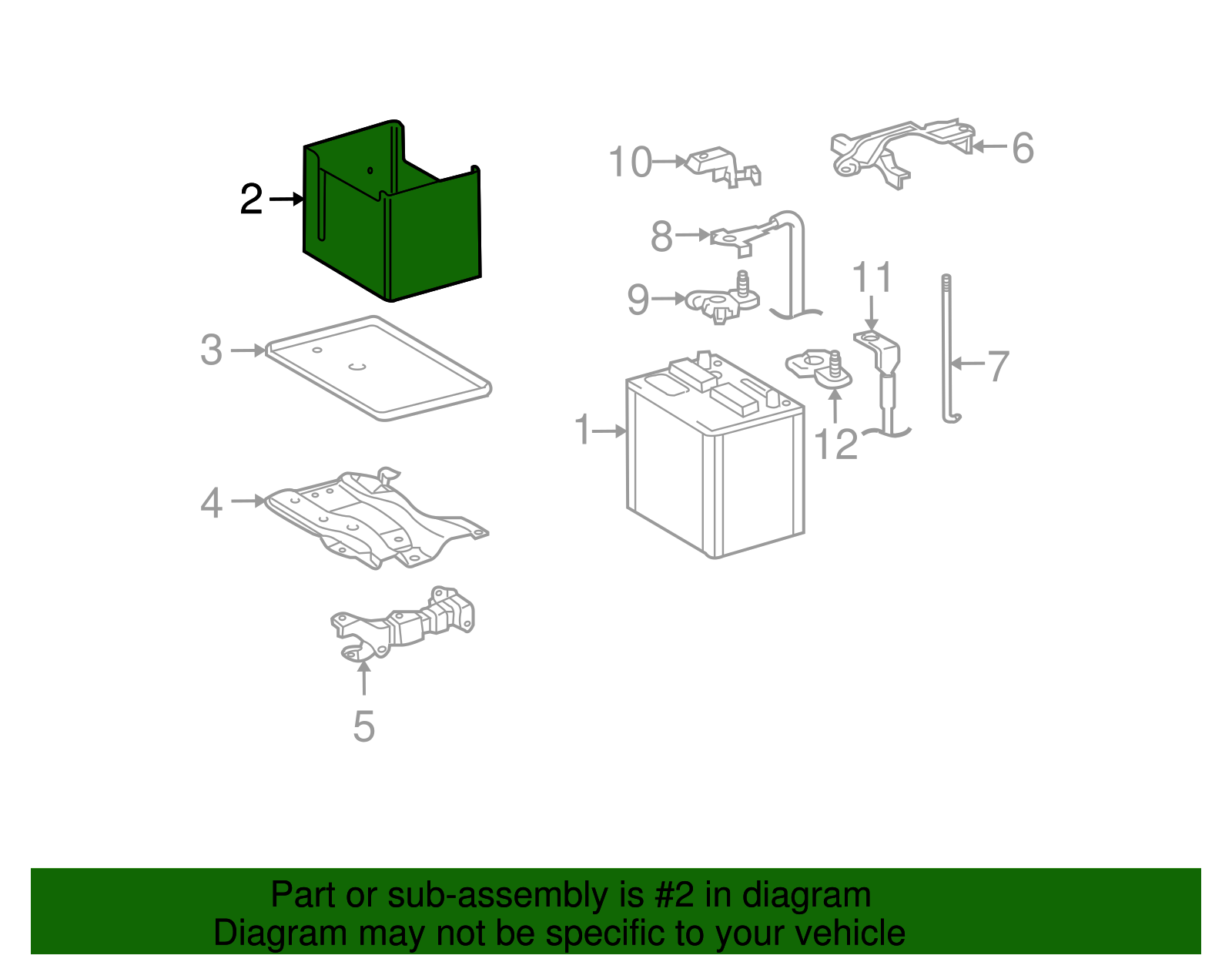 Battery Box - Scion (28899-28100)