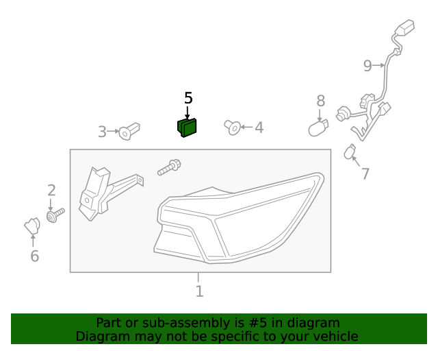 W720046S300 Tail Lamp Assembly Retainer Nut 20202023 Ford Ford
