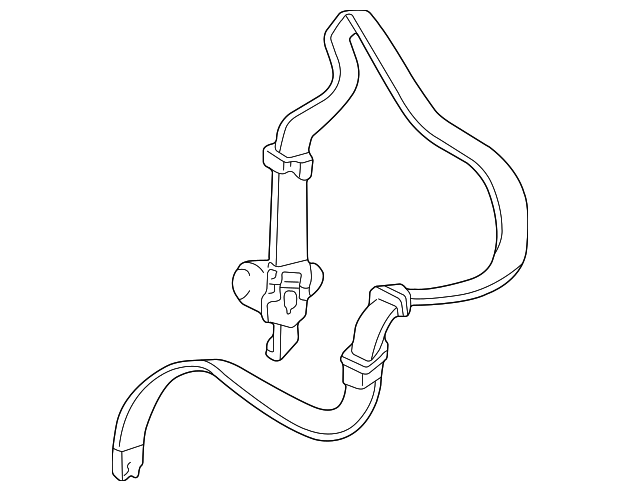 Lap & Shoulder Belt - GM (88955828)