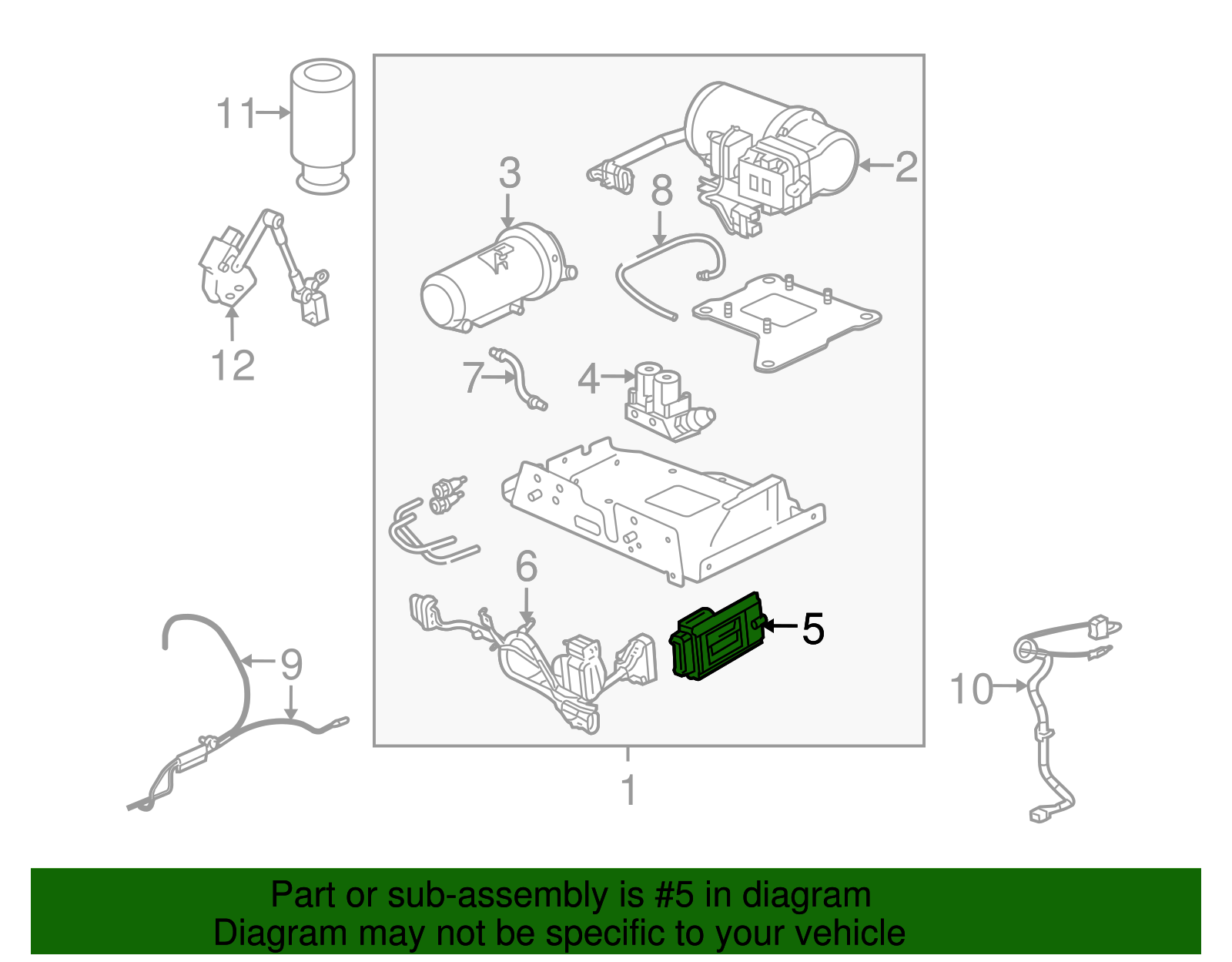 Module, Elek Suspension Control - GM (89060585)