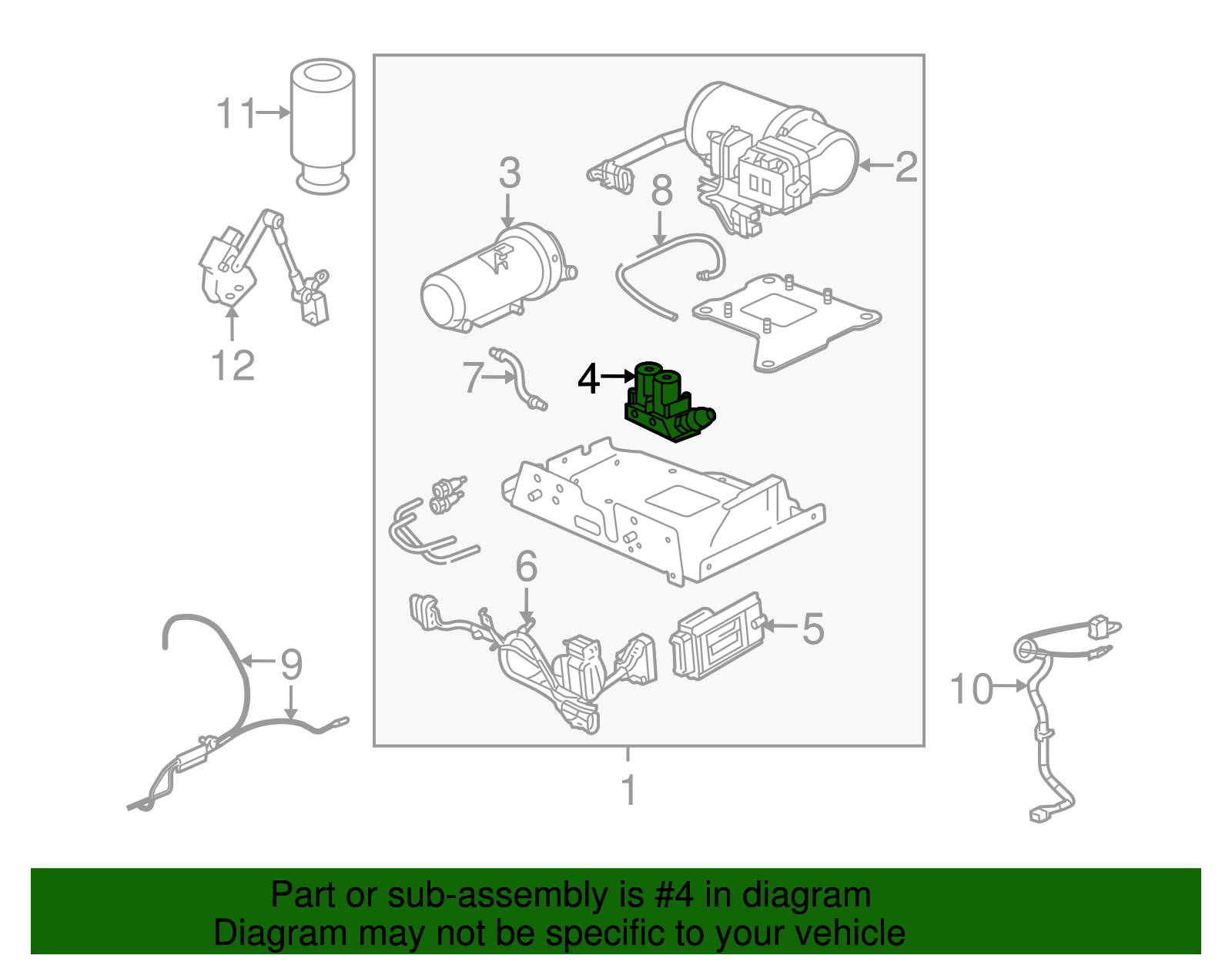 Valve, Auto Lvl Control Sol - GM (88982408)