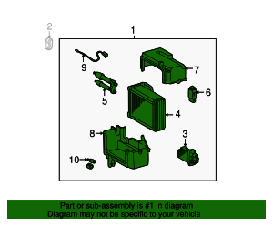 2004-2006 Toyota Tundra 2004-2006 Toyota Tundra - Evaporator Assembly