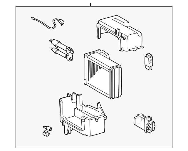 885100C090 Evaporator Assembly 2004 2006 Toyota Tundra Nucar