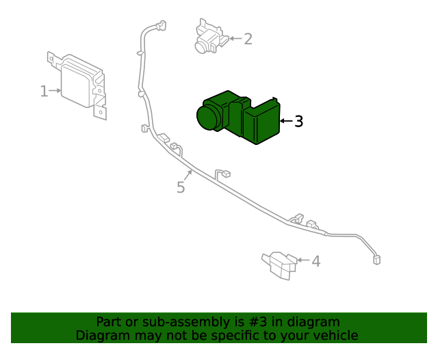 99310F6000B4U Park Sensor 2021 Kia Sorento Kia.Parts Store
