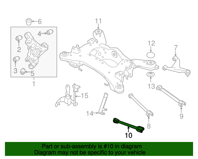 551A01MA0D (551a01ma0d) 20112020 Infiniti Lower Control Arm