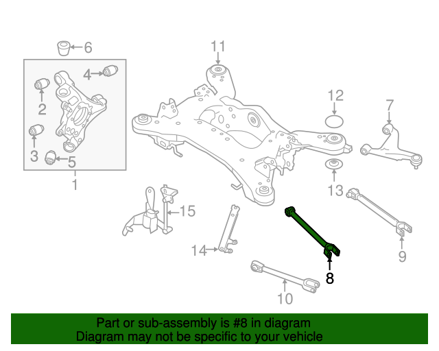 551B01MA1B (551b01ma1b) 20112020 Infiniti Ft Lower Control Arm