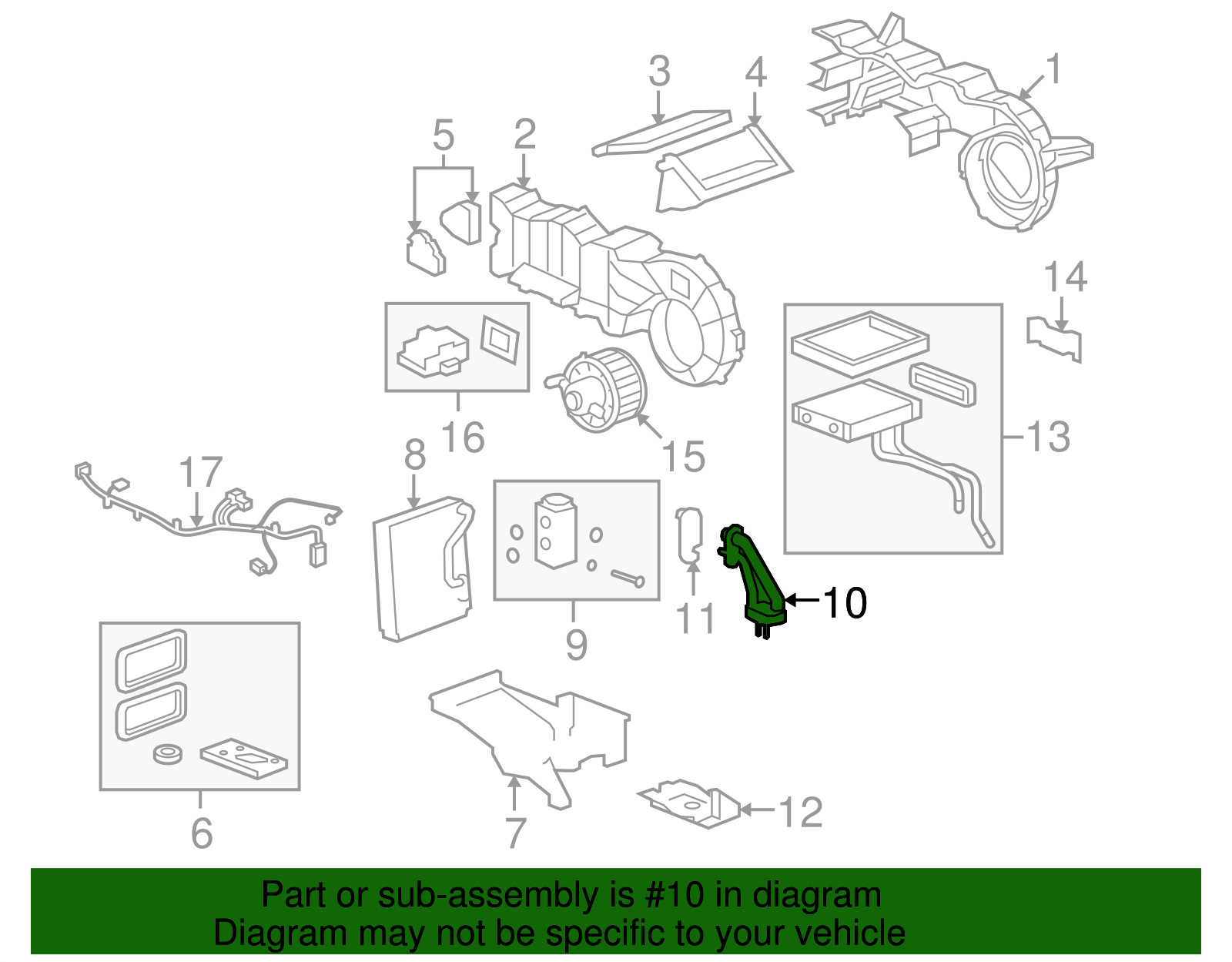 Tube Assembly, Auxiliary A/C Evpr Otlt (19130382)