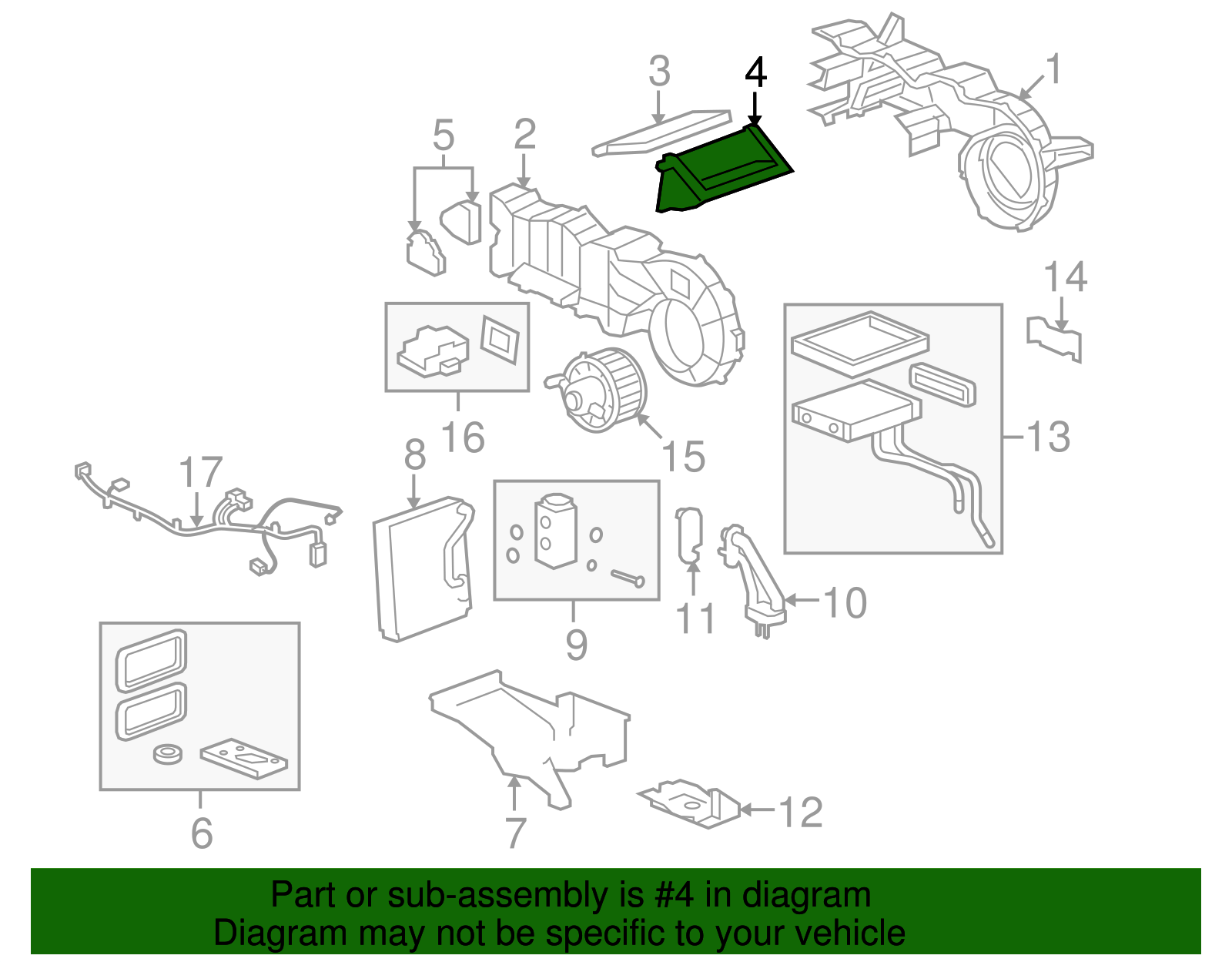Heating and Air Conditioning Control Valve (19130376)