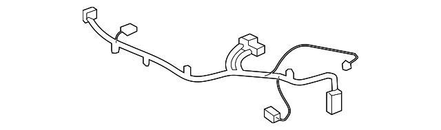 Auxiliary HVAC Heater and Air Conditioning Wiring Harness (19130392)