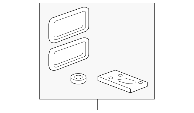 Auxiliary Air Conditioning Evaporator Case Seal Kit (19130396)
