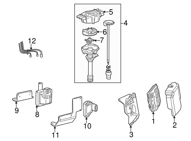 1999-2007 GM Spark Plug Wire Kit 19417608 | AwesomeParts.com