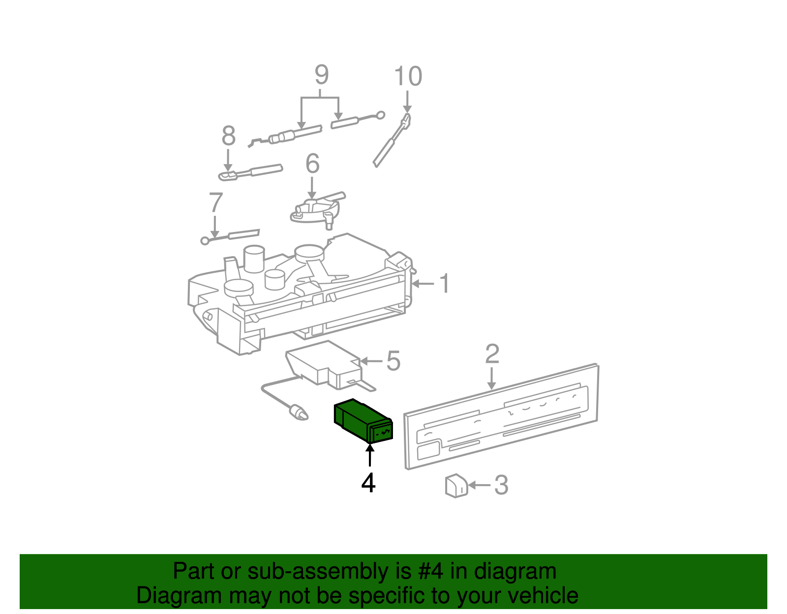 Switch, Cooler - Toyota (84660-35010)