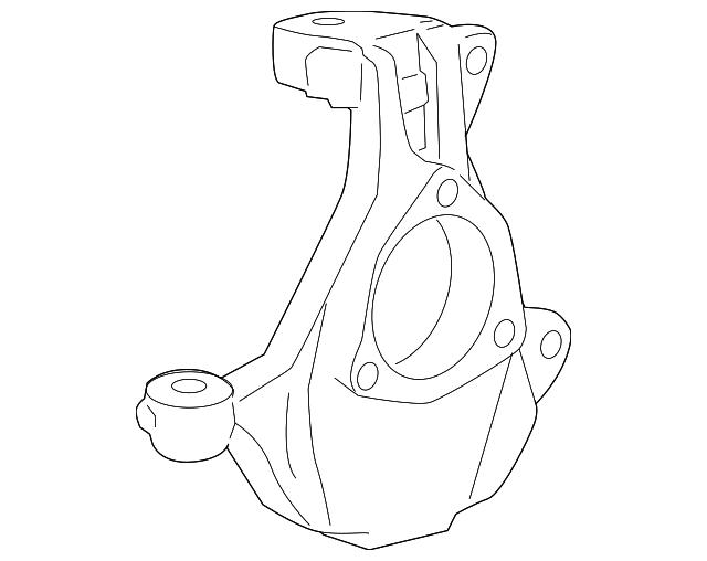 20152020 GM Knuckle Cast Iron/Machined Used Only With Stamped Steel