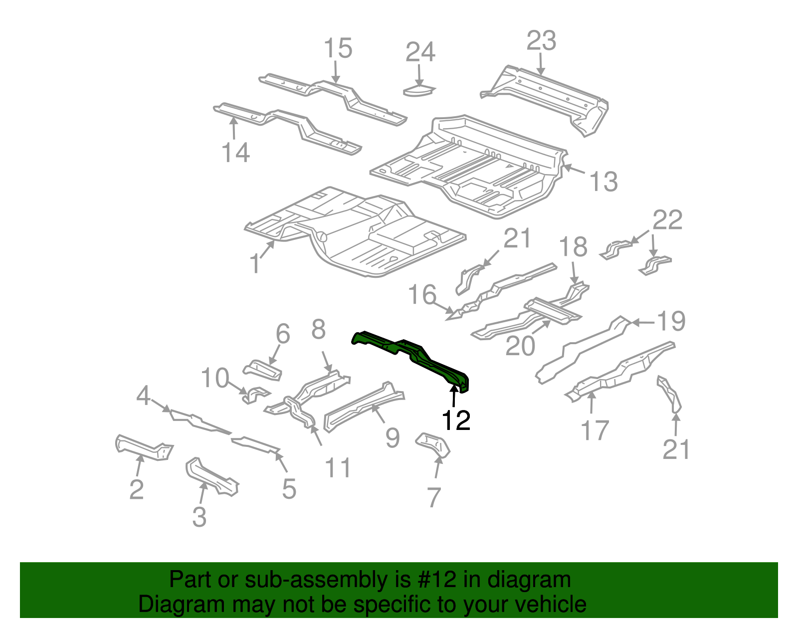 Sill - GM (88980695)