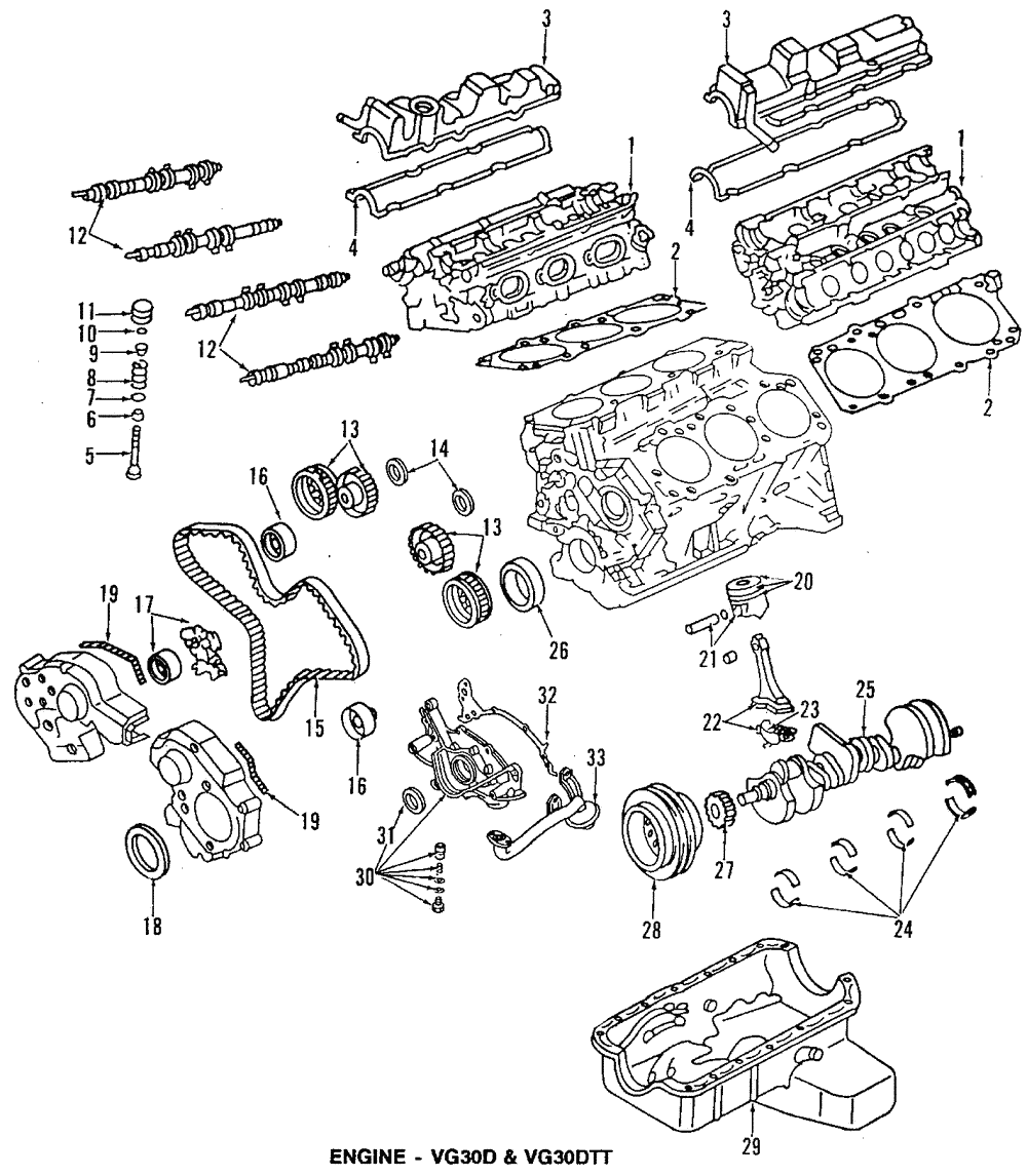19901996 Nissan 300ZX Crankshaft Gear 1302116V10 Nissan Parts Central